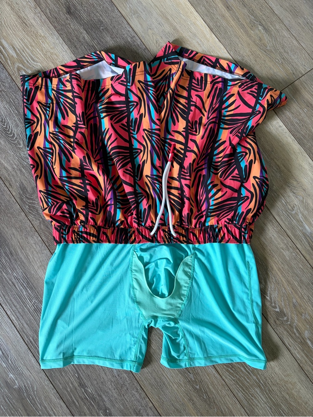 Shinesty The Bay Breeze Tropical Neon Ball Hammock Pouch 5" Swim Trunks NWOT - Picture 7 of 12